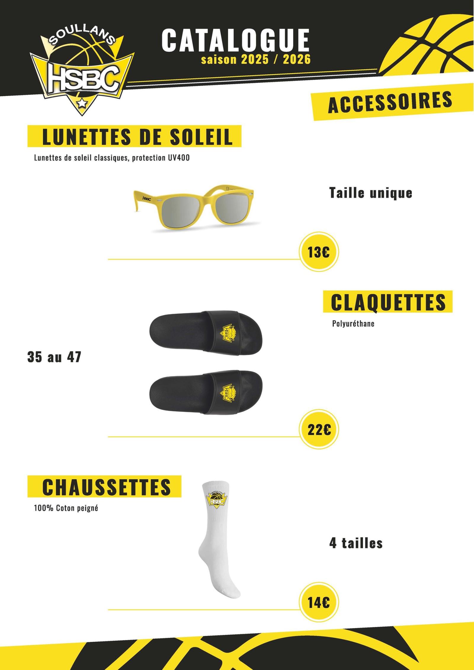 Catalogue HSBC - Accessoires 2025 / 2026
