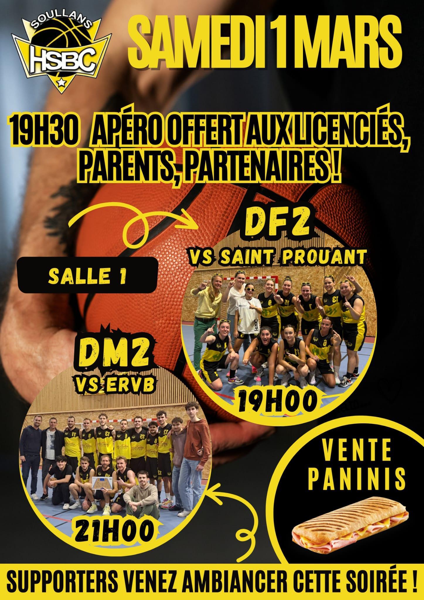 Soirée match DF2 et DM2