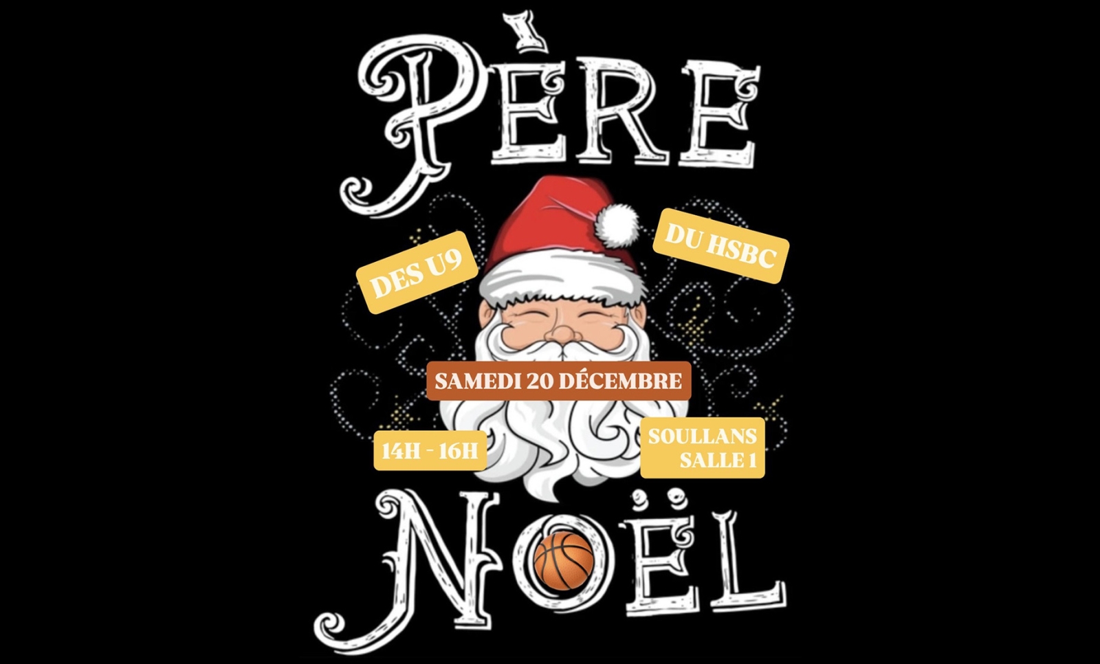 Père Noël U9 - basket soullans