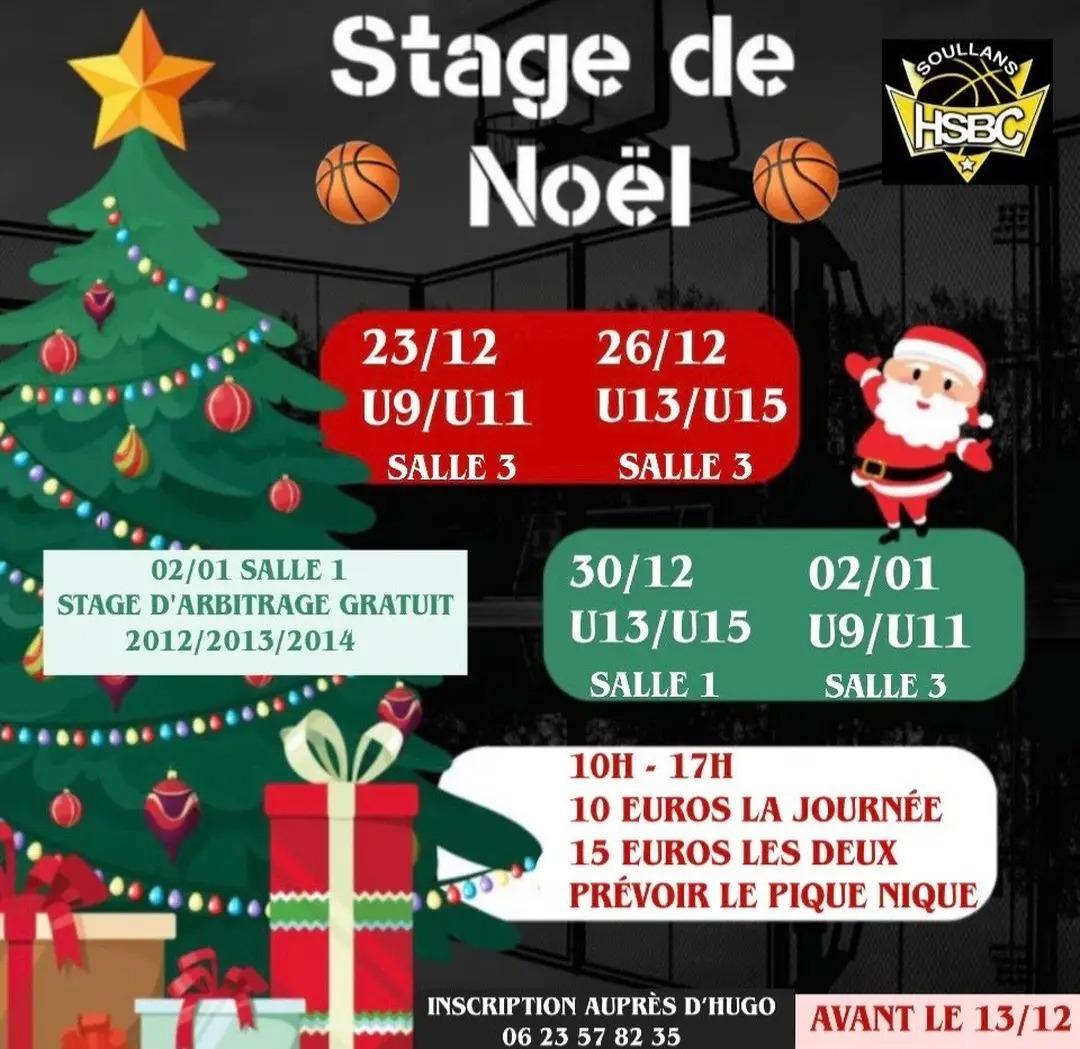 stage de noel soullans