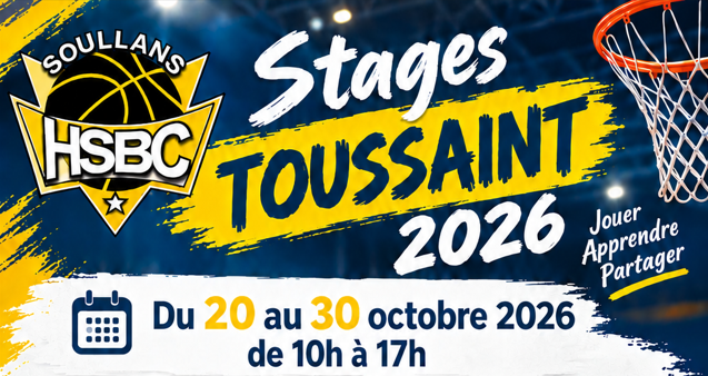 Stage de basket organisé par le club de basket de soullans